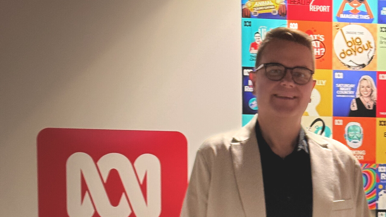 Mark Vos at ABC Listen Podcast/Vodcast studio - guest on ABC Radio Melbourne Drive with Justin Smith discussing Anthropic's Mythos model and Project Glasswing