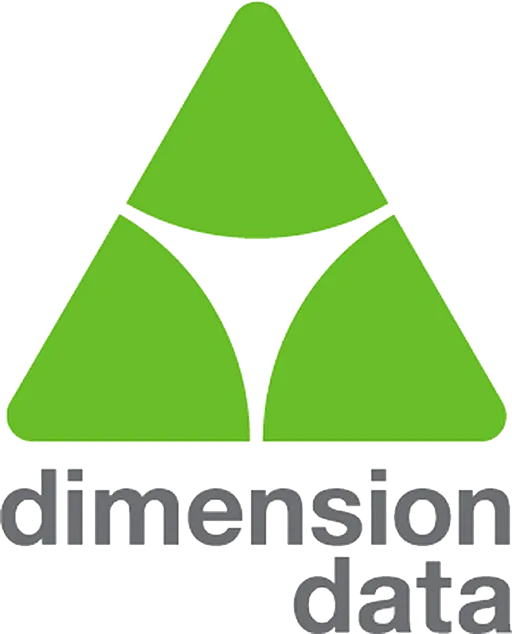 Dimension Data logo - organisation Mark Vos has worked with